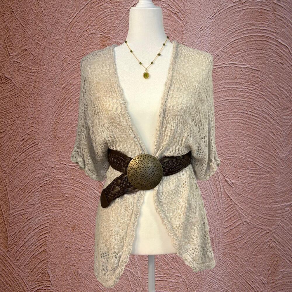 Cottagecore Open Knit Cardigan